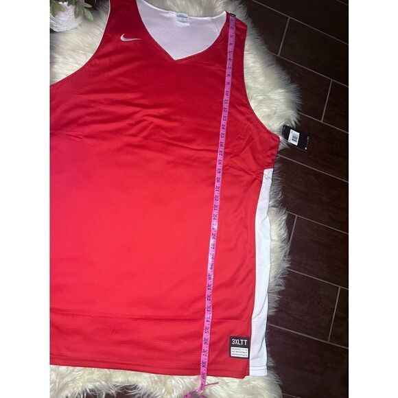 Nike reversible red/white basketball jersey sz 3XLTT - Picture 5 of 6
